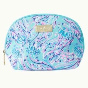 Lilly Pulitzer Bayside Blue Under the Moon Eisley Pouch NEW